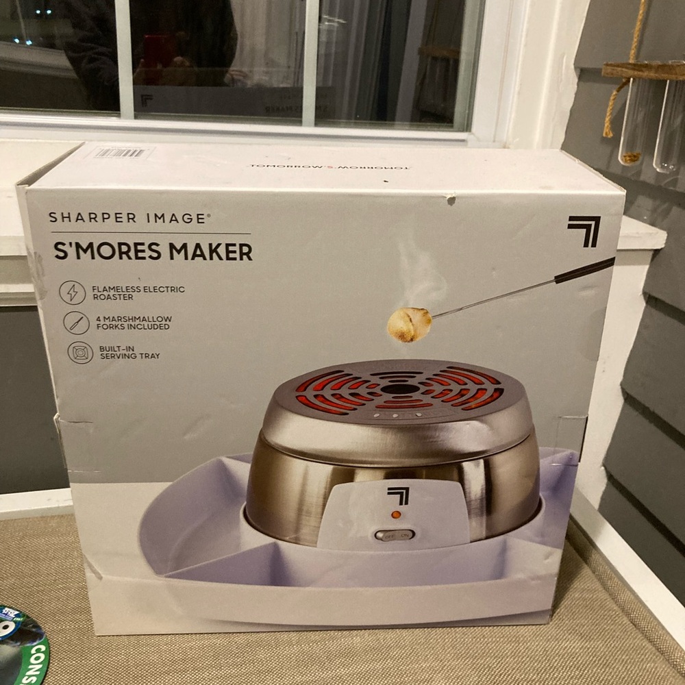Sharper Image Silver Electric S'mores Maker… Never opened!!